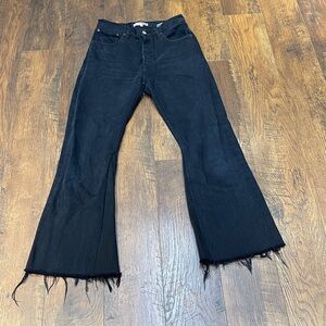 Re/Done charcoal Black Denim size 27